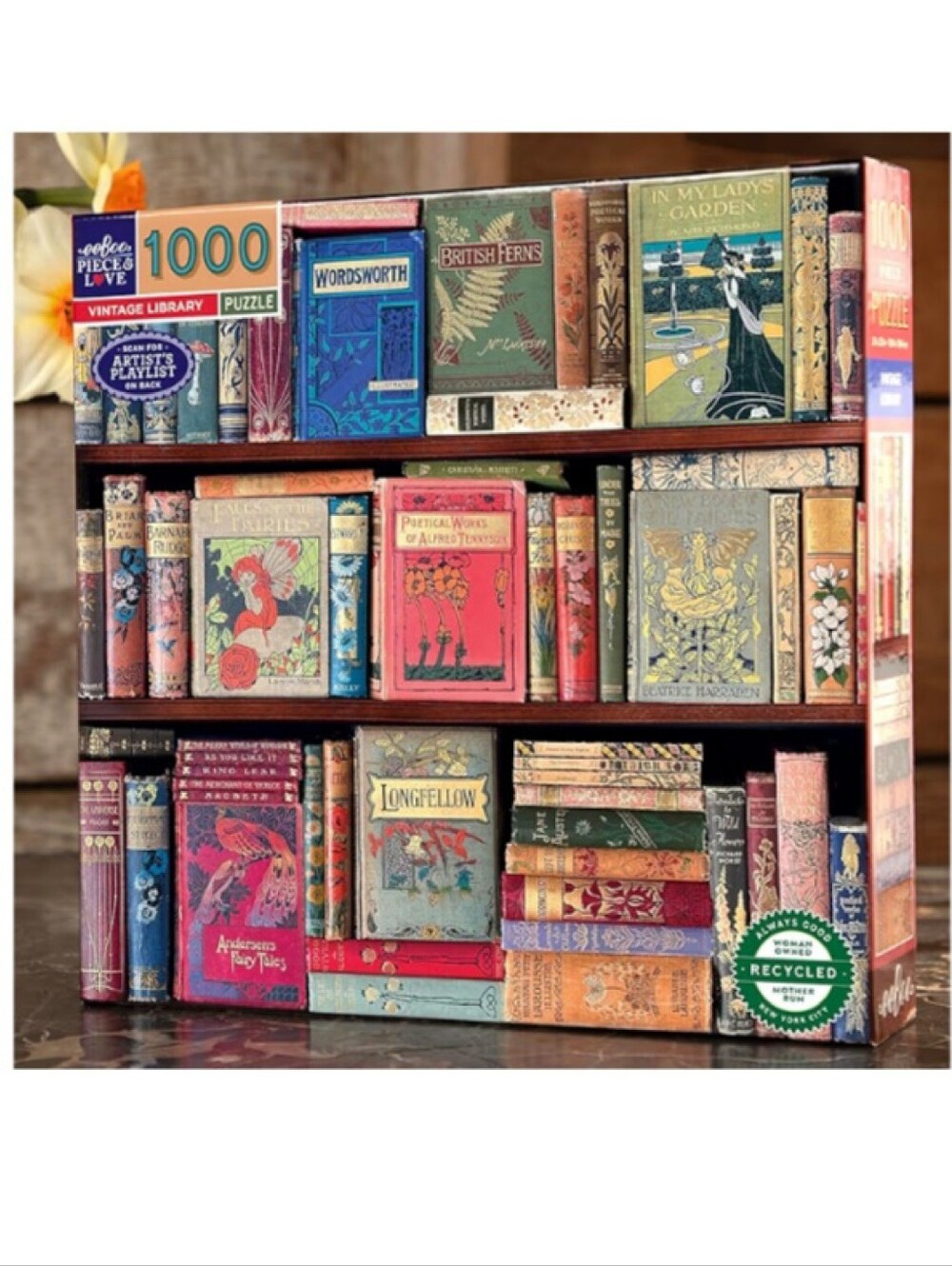🧩 Jigsaw Puzzle 1000 pieces "Vintage Library" 🧩